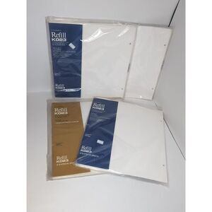 C.R. Gibson Refill K023 White‎ Matte Finish 4 Total Packs - 114 Total Pages READ